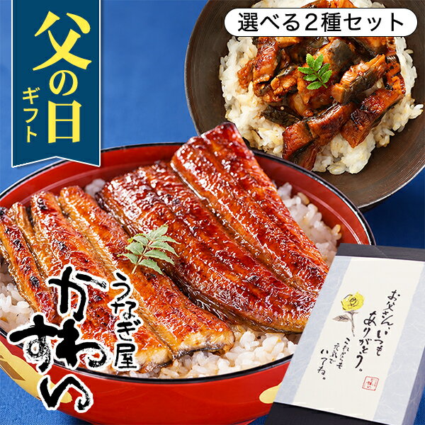 国産うなぎ かわすい選べる2種セット 贈答に最適・送料無料