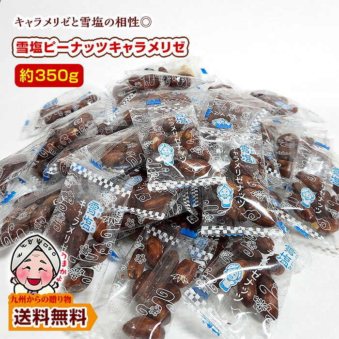 雪塩ピーナッツキャラメリゼ｜小分けでカリッと濃厚甘じょっぱさ
